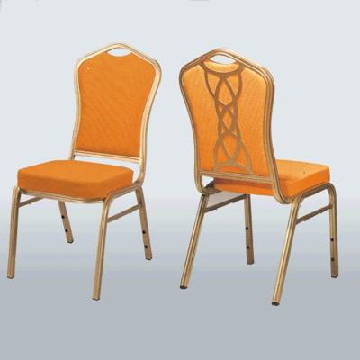 China Hotel Chair HSBA-001 Commercial Used Wedding Party Events Metal Banquet Cheap Steel Hall Chair for sale