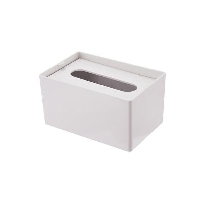 China European Household Necessities Tissue Box Home Restaurant Hotel Office Daily Establishment Plastic Tissue Storage Rack Creative Towel Rack for sale