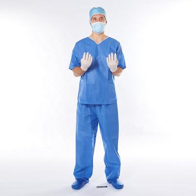 China ZONSEN Adult Hospital Clothing Ultrasound Welding Sterile Individual Package Disposable Surgical Patient Gowns for sale