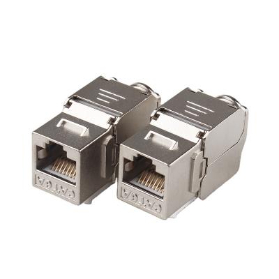 China Internet Cable Seto Keystone Jack Shielding Cat6 180 Degree Line Pressing RJ45 cat6A CAT7 for sale