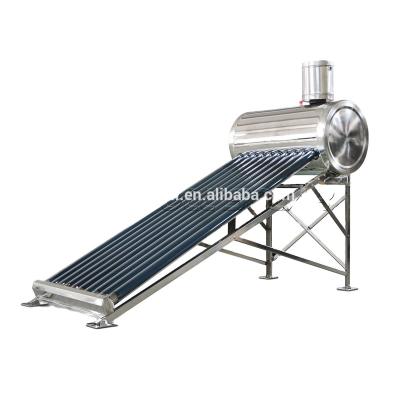 China Hotel SUNFULL Stainless Steel Solar Water Heater And 5L Auxiliary Tank for sale