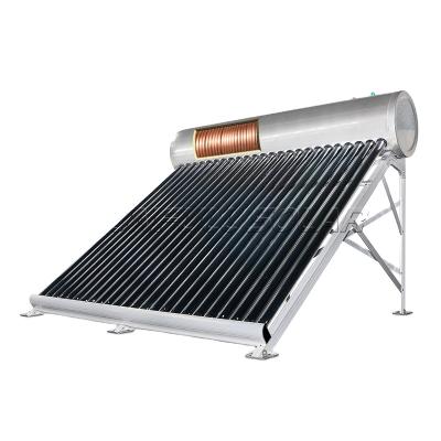 China High Varieties Thickness Aluminum Alloy Frame Copper Coil Glass Solar Water Heater for sale