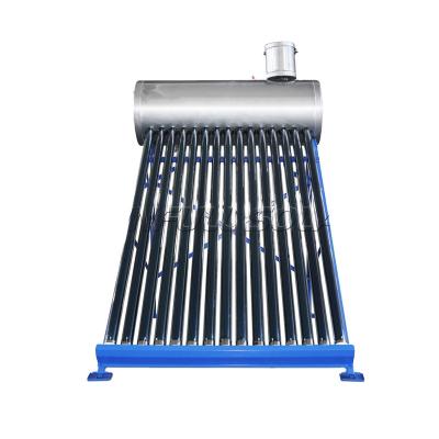 China 150l Water Heater Galvanized Steel Bracket Solar Water Heater Stainless Steel For Swimming Pool With 50L Auxiliary Tank for sale