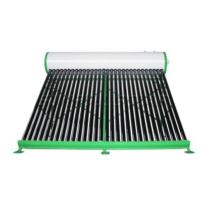 China Heat Water 300L Galvanized Steel Installation Solar Water Heating System With Copper Coil Element for sale