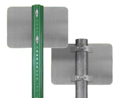 China Metal Galvanized Pipe Post For Traffic Sign Galvanized U Channel Metal Sign Post for sale