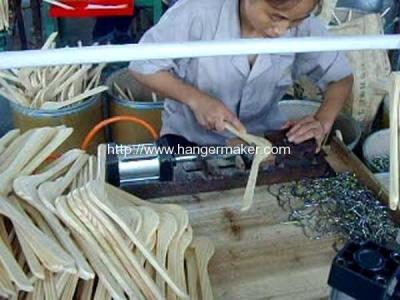 China Wooden Hanger Hook Inserting Machine for sale