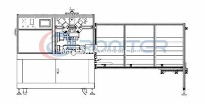 China Automatic Paint Brush Roller Cutting and Chamfering Machine for sale