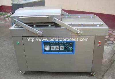 China French Fries Double Chamber Vacuum Packing Machine for sale