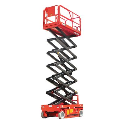 China Work at height Good price 8m 550KG high bearing capacity lift platform electric self propelled hydraulic scissor lift for aerial work for sale