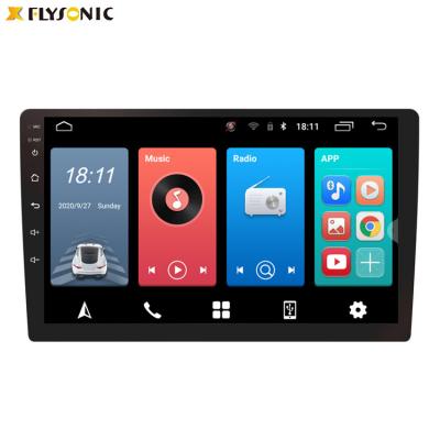 China Flysonic T5H Android 10 9 Inch IPS Screen Android Build-in Rearview Camera Mirror Link GPS 2Din Car DVD Player for sale