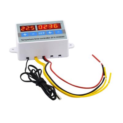 China Hot Selling ZFX-W3020 High Quality Digital Thermostat Switch Controller Temperature Timing ZFX-W3020 Electronic Thermostat 220v 12v 24v 10A for sale