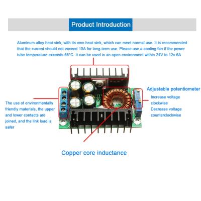 China Popular Hot Selling High Quality Reduce Voltage Converter Power Supply Module 65*47*23.5mm/ High Power Weight: 68g for sale