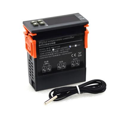 China DC24V Adjustable Thermostat Temperature Controller Switch Temperature Controller MH-1210W 71*29mm for sale