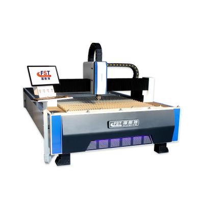 China Laser CUTTING 500w 1000w 1500w 2000w 3000w 4000w 5000w cnc fiber laser cutting machine without cover for sale