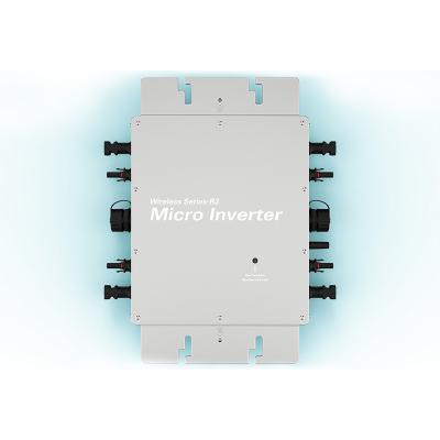 China WVC-2400 Manufacturer 2400W Power Mppt Controller Integrated Micro Inverter With Wifi Module For Solar System 370*300*42mm for sale