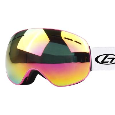 China Obaolay OEM Interchangeable Custom Glass / Ski Goggles Removable Strap Snowboarding Custom Magnetic Goggles Ski Glasses Ski Magnetic Goggles for sale