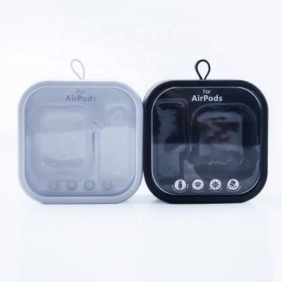 China PVC Display Plastic Packaging Box For Wireless Bluetooth Earphone Case With Clear Inner Tray for sale