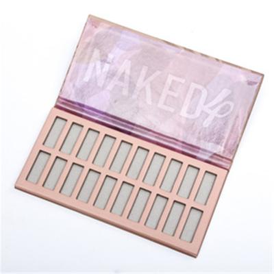 China ODM Lege Glanzende Kosmetische Doos die Mink Eyeshadow Palette Box Packaging verpakken Te koop