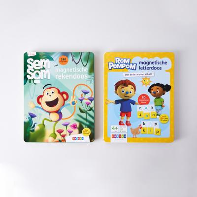 Cina OEM carta stampata su misura carte da gioco puzzle di apprendimento carte flash per bambini bambini didattici in vendita