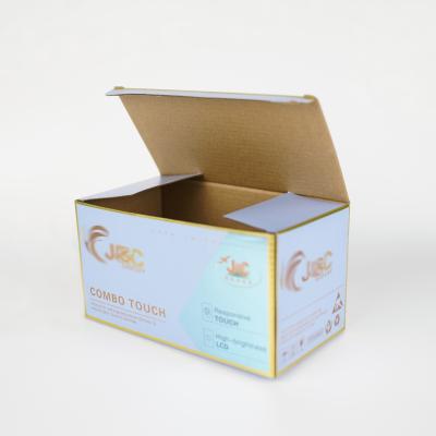 China Custom Box Packaging With Logo Rigid Corrugated Paper Boxes for Electronic Products Mailing en venta