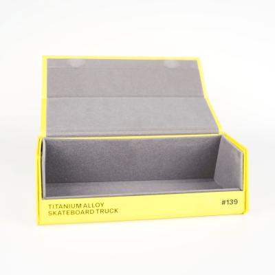 China Custom Cardboard Sunglasses Box Gift Packaging Eyeglass Cases Magnetic Box with Velvet for sale