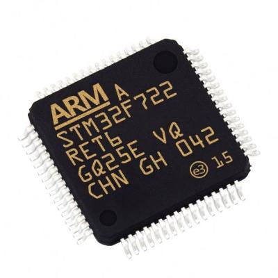 China New STM32F722RET6 Microcontroller STM32 Integrated Circuit MCU IC BOM STM32F722RET6 LQFP-64 based electronic component by original ARM for sale