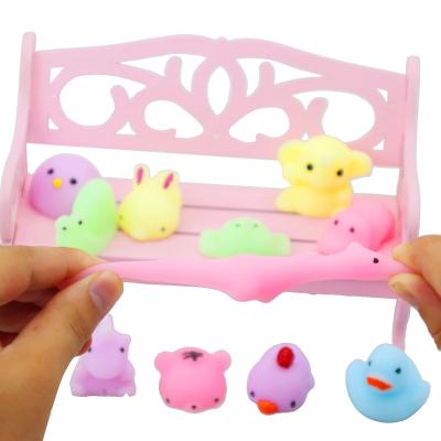 China Creative Eco-friendly Novelty Decompression Stress Relievers Squeeze Cute Nutty Soft Pinch Pull Silicone Mini Animal Decompression Squishy Vent Toys for sale