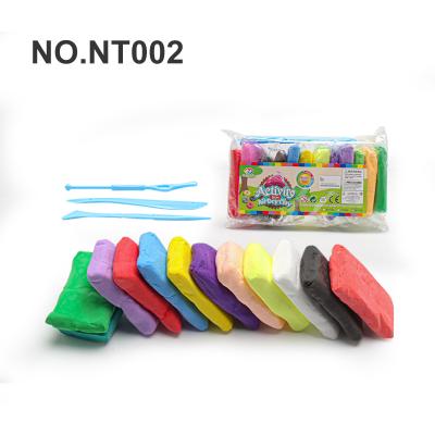 China Hot Selling Safe Non-Toxic NO-TOXIC Foam Air Play Clay Light Dry Mud Magic Dough Modeling Super Light Clay For Kids Plasticine for sale