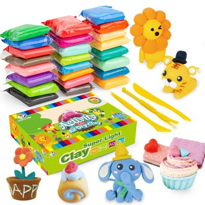 China Hot Selling Non-Toxic Factory Play Dough Safe Non Toxic Manufacturer Factory Slime Non Toxic Playdough Modeling Soft Clay Polymer Clay Air Dry for sale