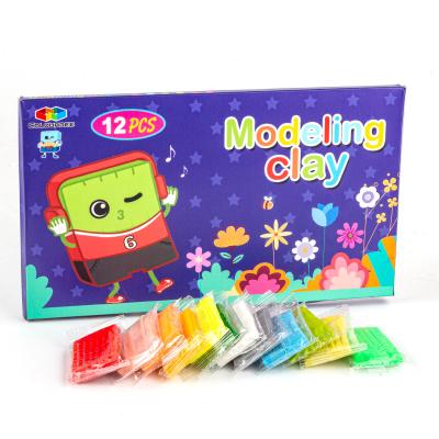 China Oven Bake Play Dough Plasticine Eco-friendly Air Dry Oven Non-Toxic Bake Polymer Modeling Blocks Sculpting Clay Kit DIY Tools For Kids for sale