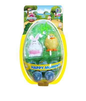 China Hot Selling Manufacturer Factory Modeling Air Clay Slime Play Dough Dry Easter Egg Play Dough Set For Kids Spring Egg for sale