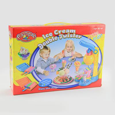 China Direct Selling Intelligent Clay Toy Ice Cream Color Dough Dough Sets with Play Dough Tools 9174 for sale