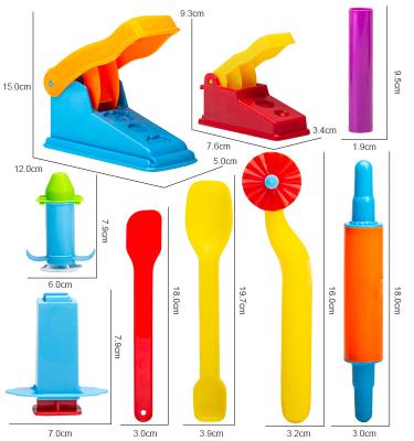 China DIY Different types Plastic Cutters Playdough Accessories Set Clay Set Toy to Bring Joyful for Kid for sale