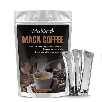 China Supplying Energy Private Label OEM 100g Maca Coffee For Black Root Coffee Men Maca Energy Powder Male Maca Coffee for sale