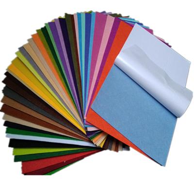 China Viable self-adhesive stiff felt with about 40 colors in stock for choice for sale