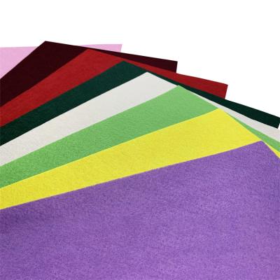 China Factory Self Adhesive Stiff Hand-Feeling Self Adhesive Polyester Felt Sheet 20*30cm for sale