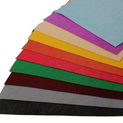 China Sustainable Factory Selling Competitive Price Polyester Needle Punch Customized Stiff Felt 10 Colors DIY Craft Felt Fabric Sheet 30cm*30cm for sale