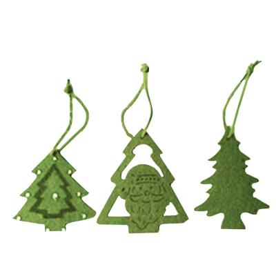 China Eco-promotional Handmade Mini Tree Ornament Delicate Felt Christmas Party Supply Christmas Holiday Decoration for sale