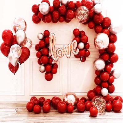 China MXTQkids Factory Selling High Quality Healthy Valentine's Day Decorations Multicolor Air Balloon for sale