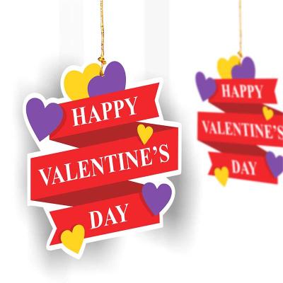 China MXTQkids Valentine's Day Decoration Fashion Cheap Valentine's Day Promotional Party Wall Felt Valentine Day Hanging for sale