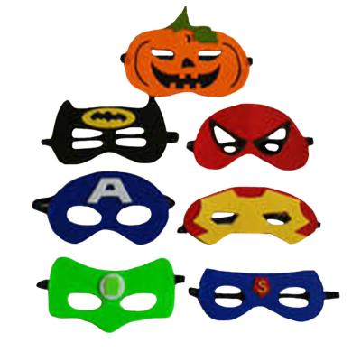 China New Style Halloween Party Eco-Friendly Half Face Pure Halloween Mask Horror Scary Face Pure Custom for sale