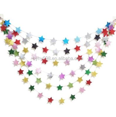 China China factory direct sale eco-friendly glitter felt garland for party and wedding festival for sale