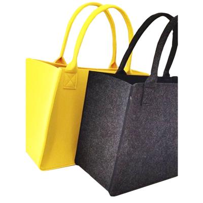 China High Quality Eco-Friendly Stylish Large Reusable Women Felt Shopping Tote Bag for sale