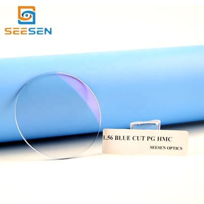 China 1.56 Rotation UV420 Photochromic Single Vision Photochromic Blue Photochromic Cut Photochromic Optical Lenses HMC for sale