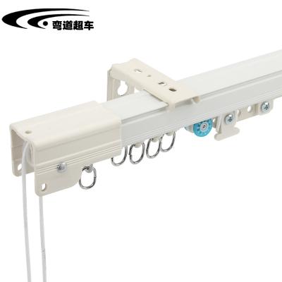 China Commercial Track Metal Ceiling Mount Curtain Track Corded Curtain Tracks Kit for sale