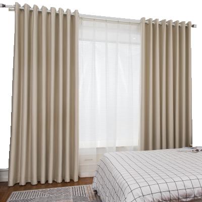 China Wholesale Blackout Drapery Office Window Curtains Polyester Blackout Ready Made Curtains For Living Room for sale