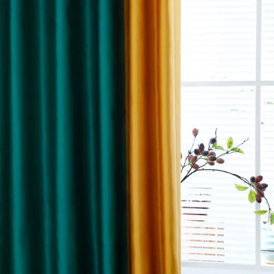 China New Designs Modern Ready Made Curtain Window Blackout Curtain For Living Room for sale