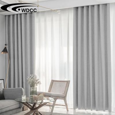 China Blackout Factory Supplier Fabric Shading Curtains High In Blackout Ready Made Canvas Curtains For Windows for sale