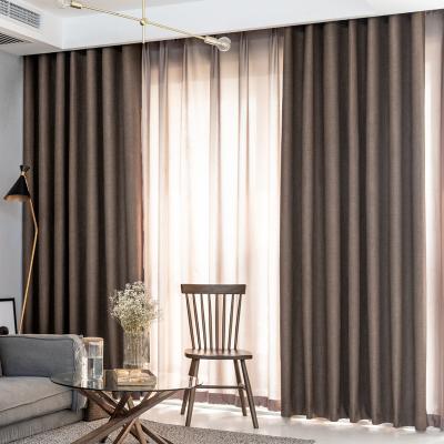 China High Quality Blackout Cotton And Fabric Curtain Modern Household Ready Made Curtains For Office Hotel for sale