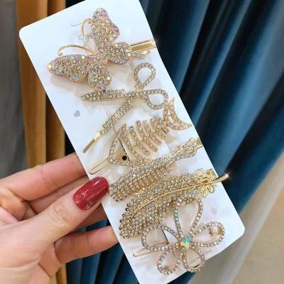 China Handmade Hair Accessories Pearl Hair Clips Pins For Women Geometric Headwear Girls Soft Pearl Hair Clips Sets Hair Accessories for sale